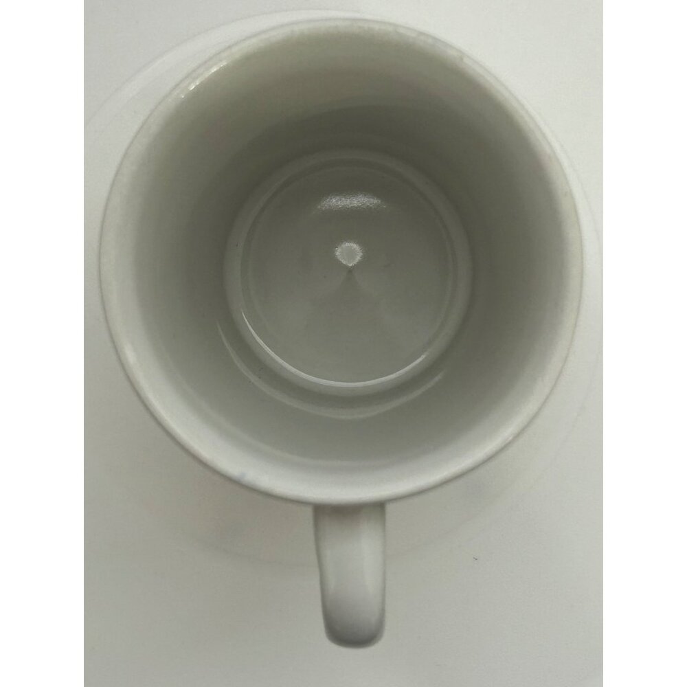 Smithsonian Institution Castle Mug Bennington Potters Vermont White 1340 DG VTG - Picture 5 of 6